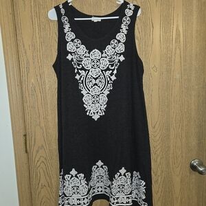 Foxxy Sleeveless Pattern Dress